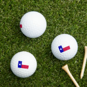 Balles De Golf Drapeau de l'État du Texas (Herbe in situ)