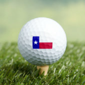 Balles De Golf Drapeau de l'État du Texas (T-shirt Insitu)