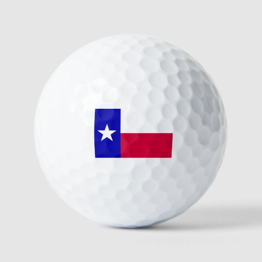 Balles De Golf Drapeau de l'État du Texas (Recto)