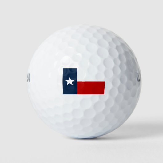 Balles De Golf Drapeau de l'État Texas Lone Star (Devant)