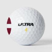 Balles De Golf Drapeau de Lettonie (Logo)