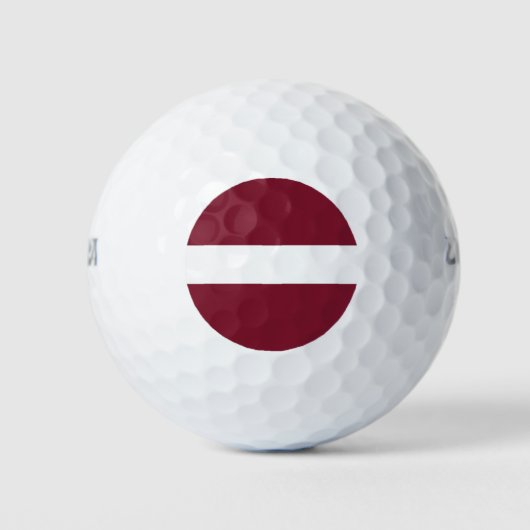 Balles De Golf Drapeau de Lettonie (Devant)