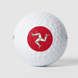 Balles De Golf Drapeau de l'île de Man