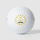 Balles De Golf Drapeau de l'île Rhode (Devant)