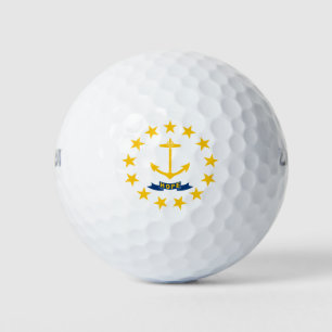Balles De Golf Drapeau de l'île Rhode