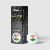 Balles De Golf Drapeau de l'Inde (Emballage)