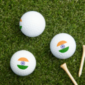 Balles De Golf Drapeau de l'Inde (Herbe in situ)