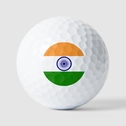 Balles De Golf Drapeau de l'Inde (Recto)
