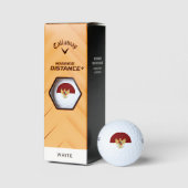 Balles De Golf Drapeau de l'Indonésie (Emballage)
