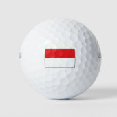Balles De Golf Drapeau de l'Indonésie (Devant)
