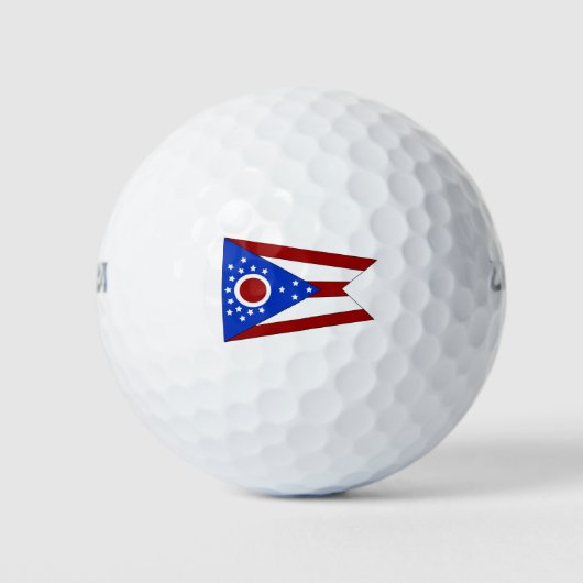 Balles De Golf Drapeau de l'Ohio (Devant)