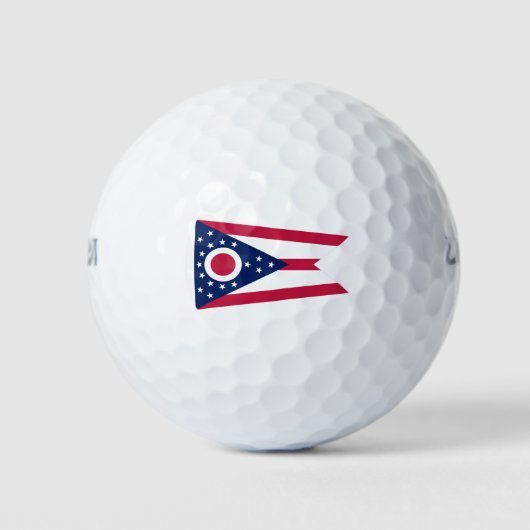 Balles De Golf Drapeau de l'Ohio (Devant)