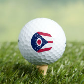 Balles De Golf Drapeau de l'Ohio (T-shirt Insitu)