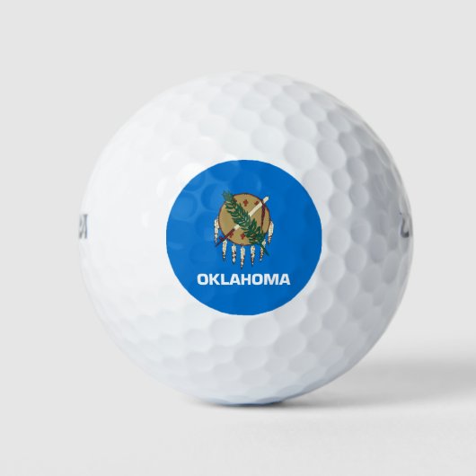 Balles De Golf Drapeau de l'Oklahoma (Devant)