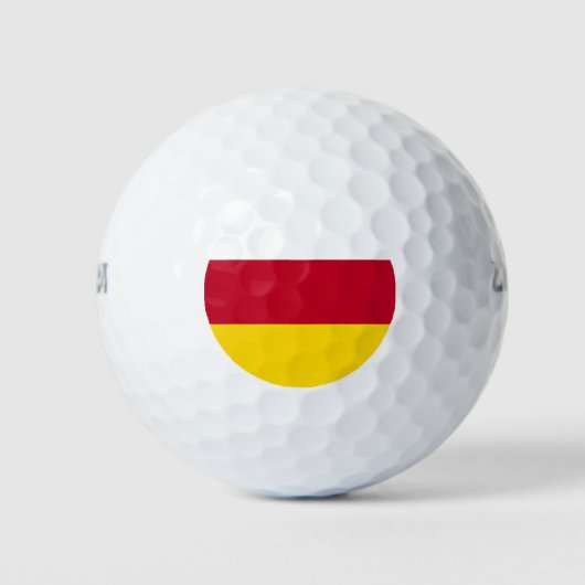 Balles De Golf Drapeau de l'Ossétie du Nord (Devant)