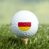 Balles De Golf Drapeau de l'Ossétie du Nord (T-shirt Insitu)