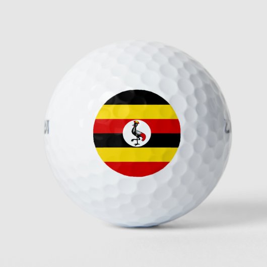 Balles De Golf Drapeau de l'Ouganda (Devant)
