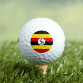 Balles De Golf Drapeau de l'Ouganda (T-shirt Insitu)