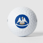 Balles De Golf Drapeau de Louisiane (Devant)