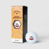 Balles De Golf Drapeau de l'ours de Californie : État de Cali Gol (Emballage)