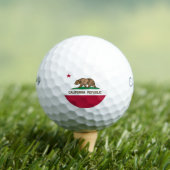 Balles De Golf Drapeau de l'ours de Californie : État de Cali Gol (T-shirt Insitu)