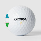 Balles De Golf Drapeau de l'Ouzbékistan (Logo)