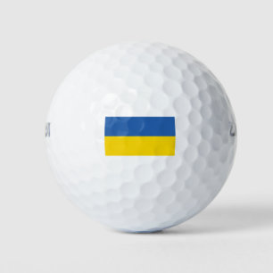 BALLES DE GOLF DRAPEAU DE L'UKRAINE