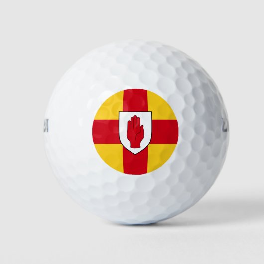 Balles De Golf Drapeau de l'Ulster (Devant)