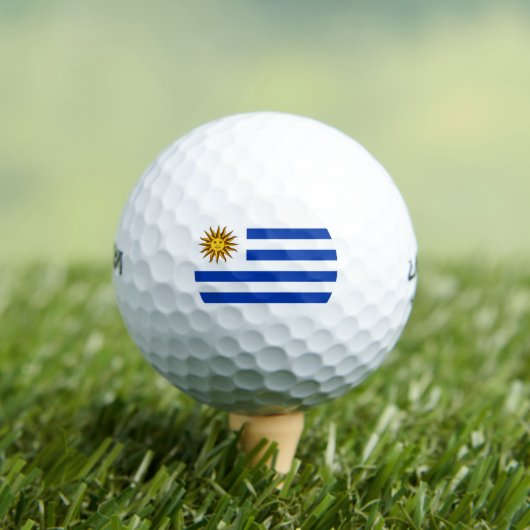 Balles De Golf Drapeau de l'Uruguay (T-shirt Insitu)