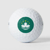 Balles De Golf Drapeau de Macao (Devant)