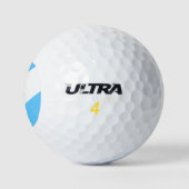 Balles De Golf Drapeau de Madison, Wisconsin Golf Balls (Logo)