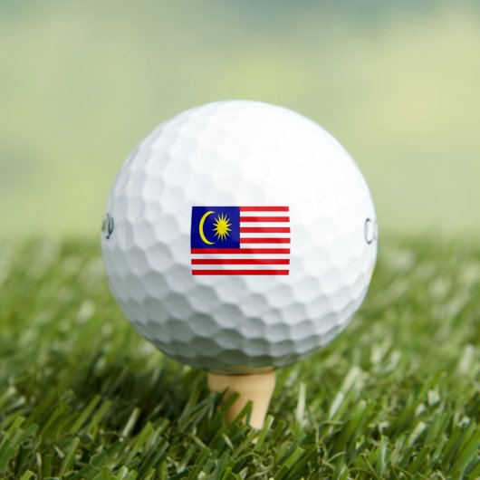 Balles De Golf Drapeau de Malaisie (T-shirt Insitu)