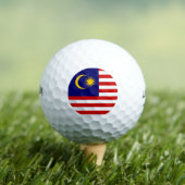 Balles De Golf Drapeau de Malaisie (T-shirt Insitu)