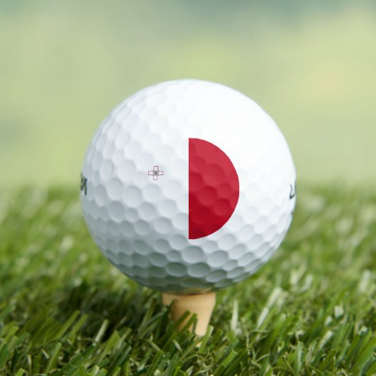 Balles De Golf Drapeau de Malte (T-shirt Insitu)