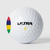 Balles De Golf Drapeau de Maurice (Logo)