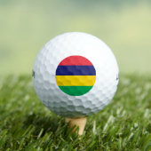 Balles De Golf Drapeau de Maurice (T-shirt Insitu)