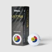 Balles De Golf Drapeau de Memphis, Tennessee Golf Balls (Emballage)
