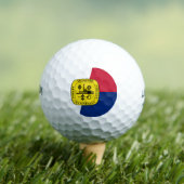 Balles De Golf Drapeau de Memphis, Tennessee Golf Balls (T-shirt Insitu)