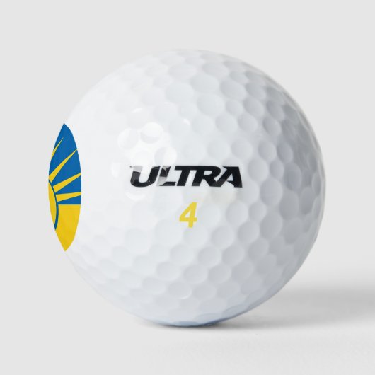 Balles De Golf Drapeau de Mesa, Arizona Golf Balls (Logo)