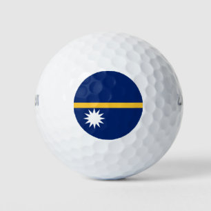 Balles De Golf Drapeau de Nauru