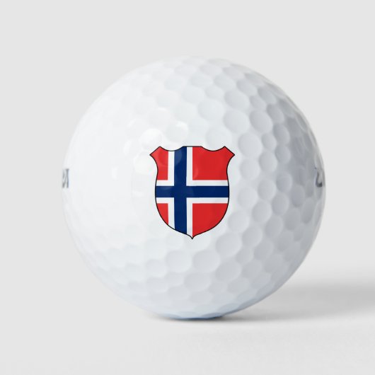 Balles De Golf Drapeau de Norvège Grand Patriotique (Devant)