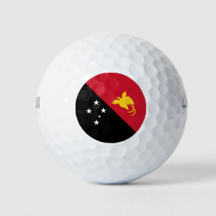 Balles De Golf Drapeau de Papouasie-Nouvelle-Guinée