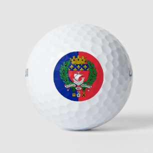 Balles De Golf Drapeau de Paris, France
