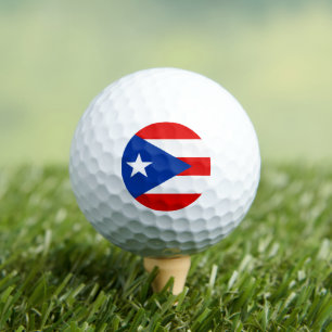 Balles De Golf drapeau de Porto Rico