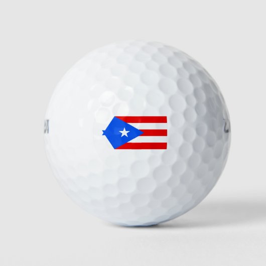 Balles De Golf Drapeau de Porto Rico (Devant)