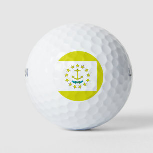 Balles De Golf Drapeau de Rhode Island