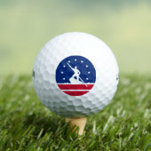 Balles De Golf Drapeau de Richmond, Virginia Golf Balls (T-shirt Insitu)