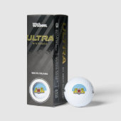 Balles De Golf Drapeau de Riga, Lettonie Golf Balls (Emballage)