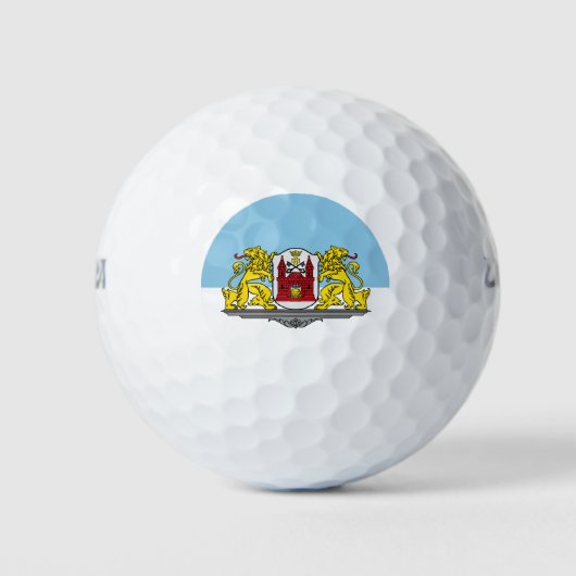 Balles De Golf Drapeau de Riga, Lettonie Golf Balls (Devant)