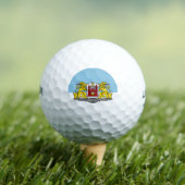 Balles De Golf Drapeau de Riga, Lettonie Golf Balls (T-shirt Insitu)